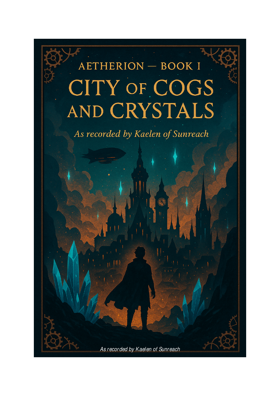 Cover of Aetherion Book I, City of Cogs and Crystals